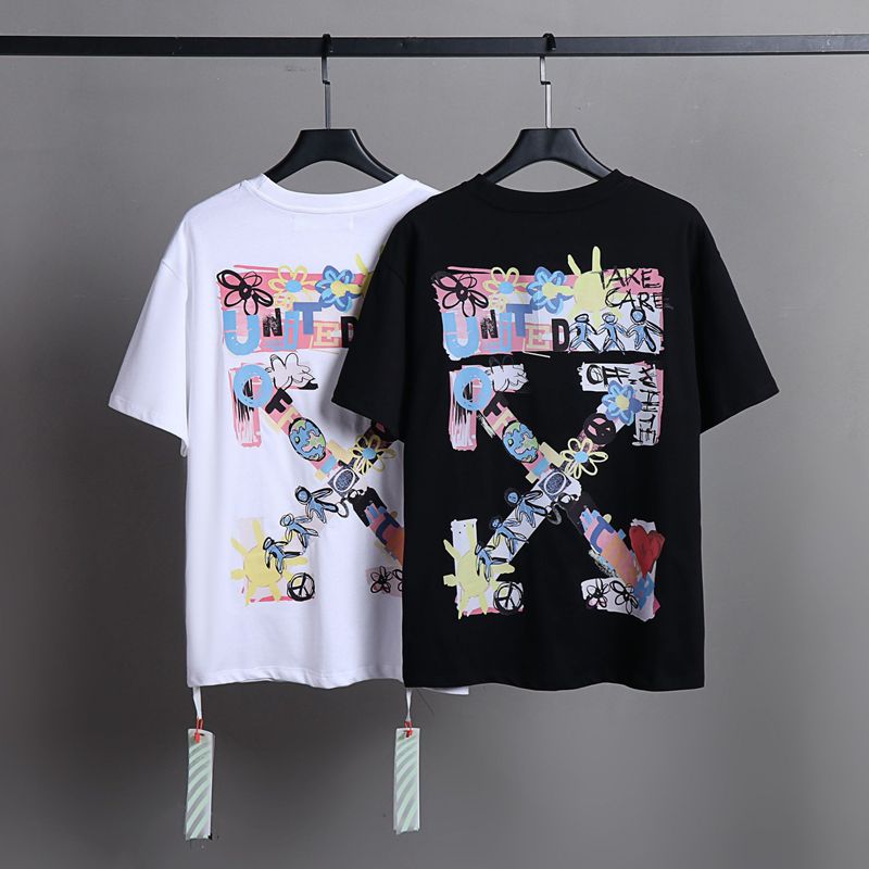 OFF New Men's and Women's Short Sleeve T-Shirts