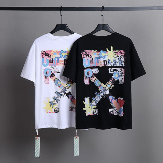 OFF New Men's and Women's Short Sleeve T-Shirts