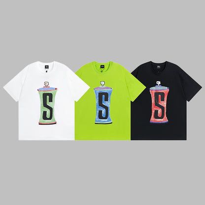 Stussy 2025 new short-sleeved T-shirt